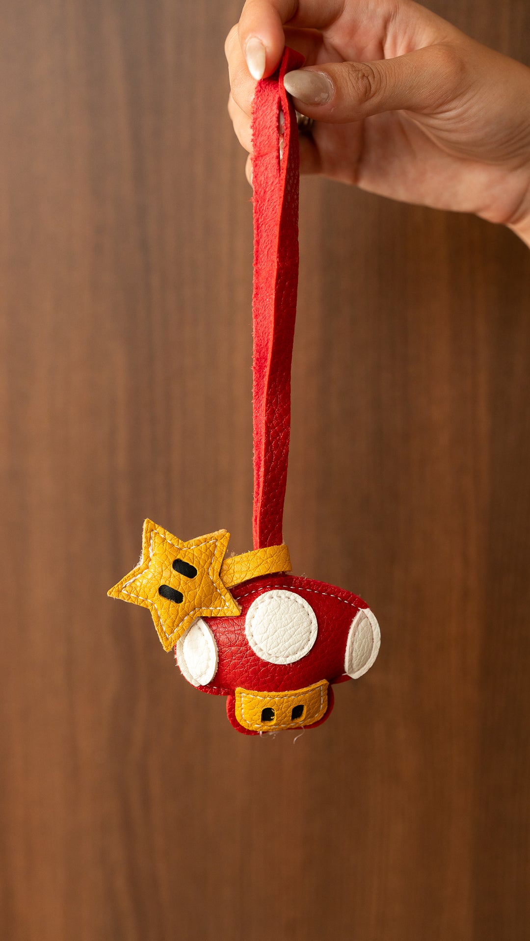 Mario Mushroom Star Charm