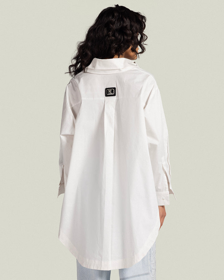 The High-Low White Shirt