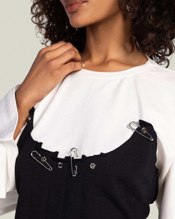 The Corset T-shirt Noir