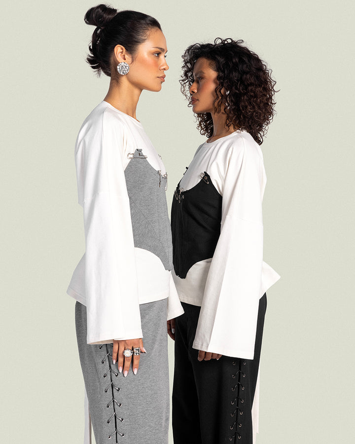 The Eyelets Sweat-Pants Noir