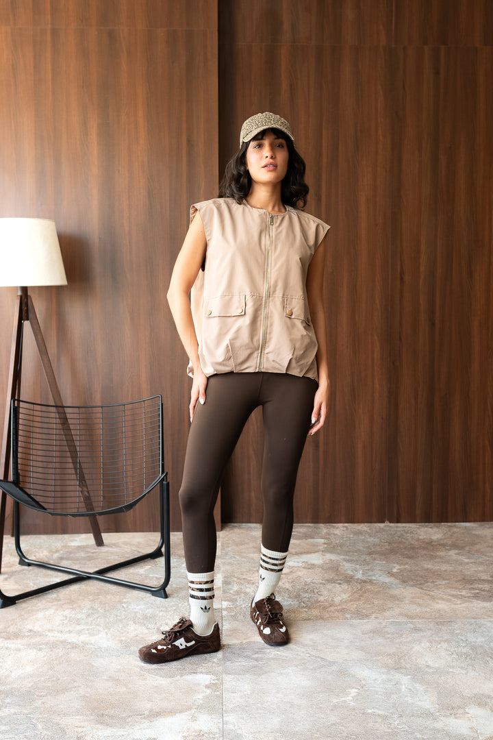 The Pocket Vest - Café