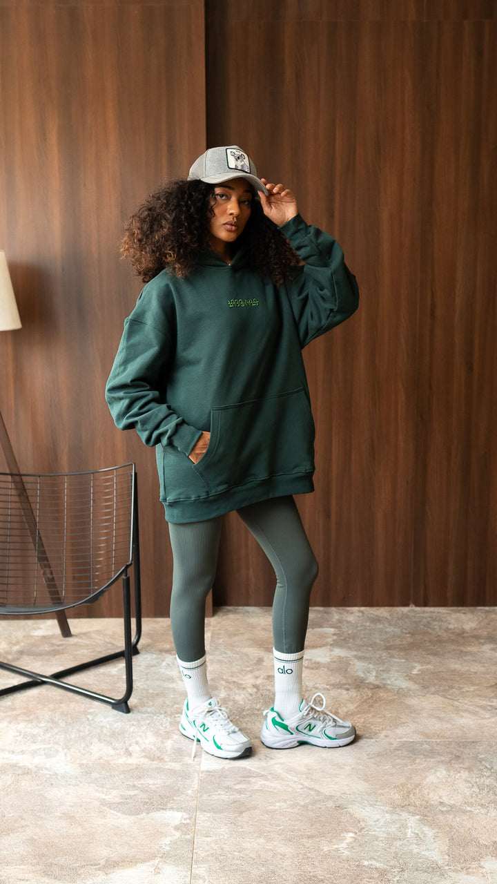 The Back Statement Hoodie - Olive Green