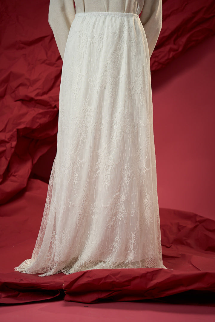 Dentelle Skirt Off-White