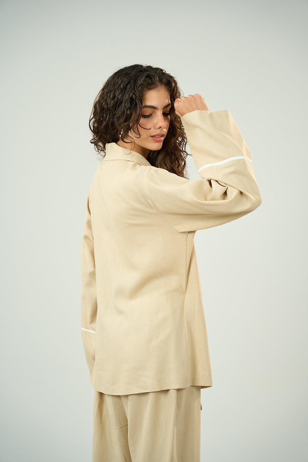 Summer Linen Beige Set