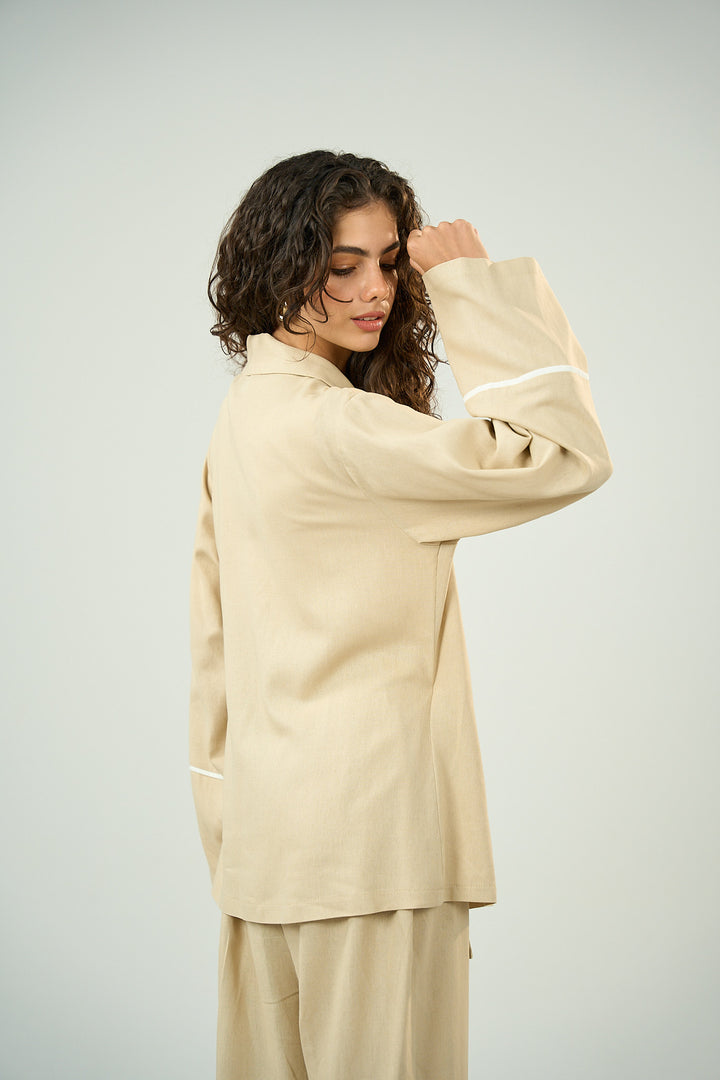 Summer Linen Beige Set