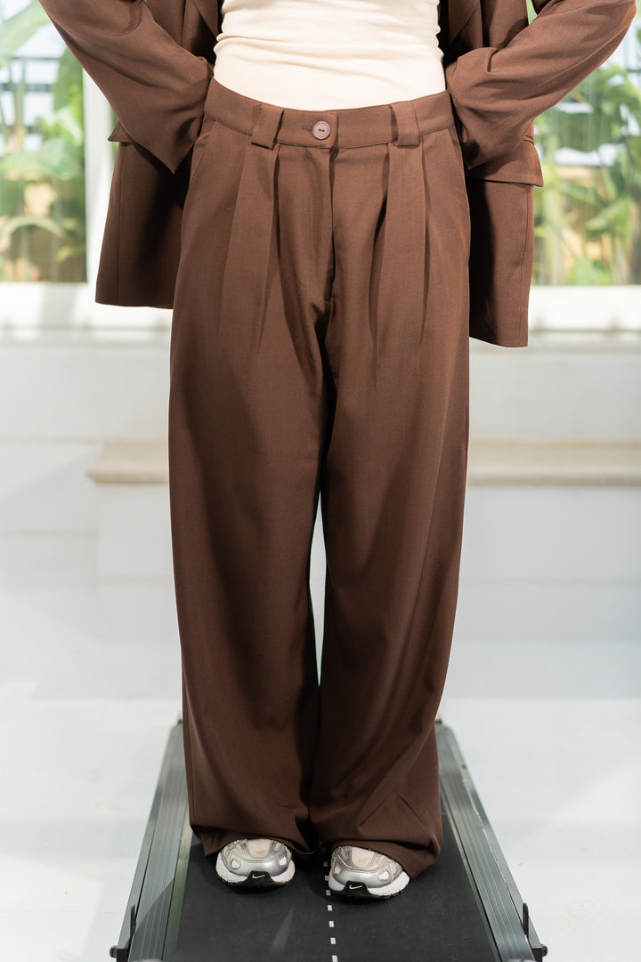 Modern Tailored Pants - Espresso
