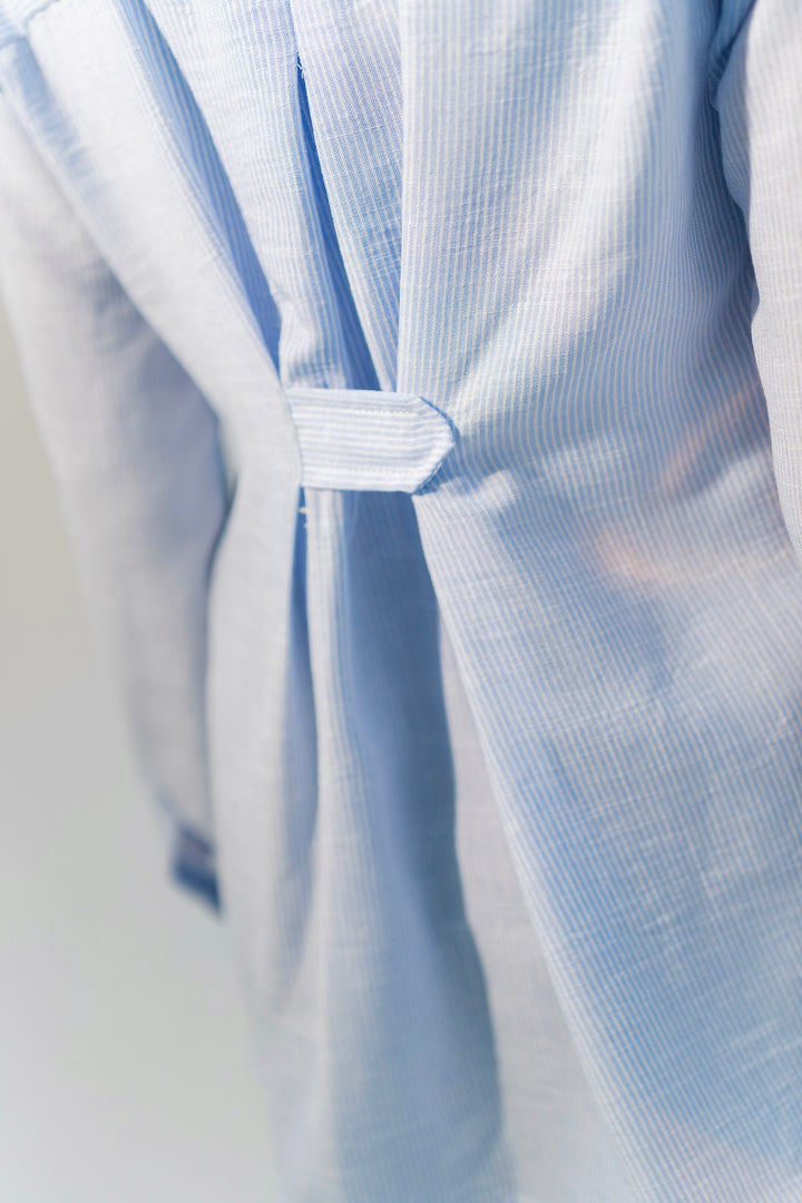 Open Back Stripe - Sky Blue