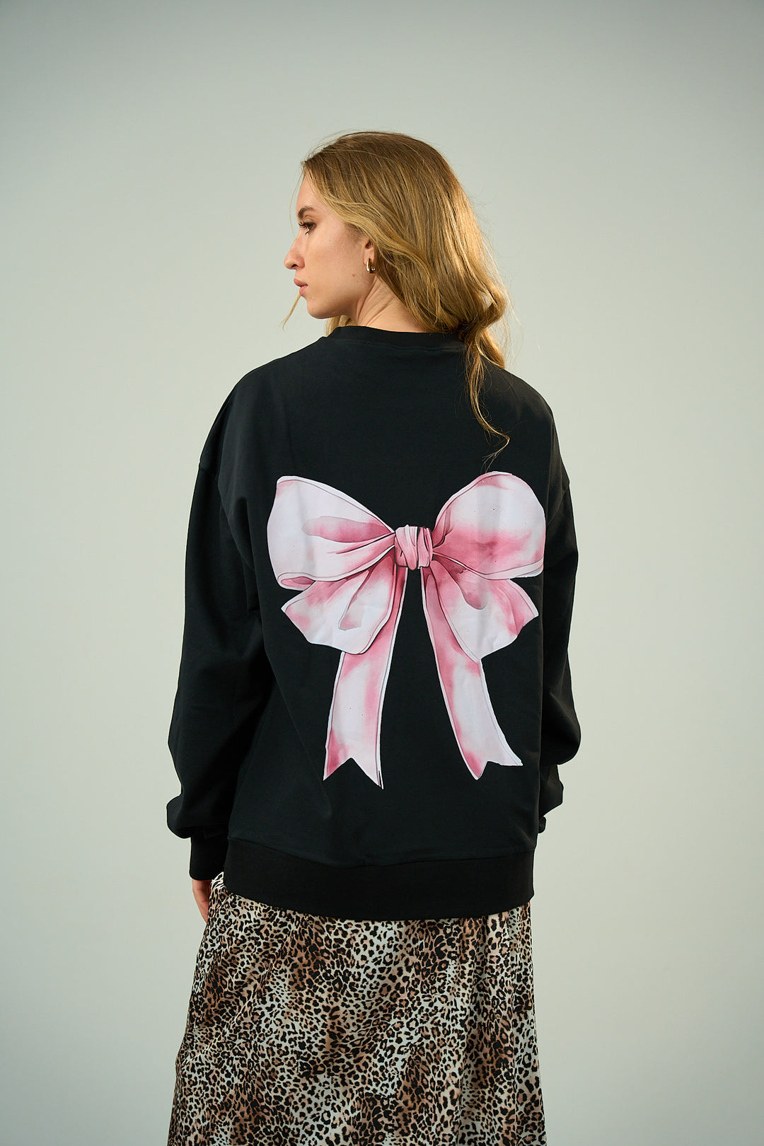 Black Bow Crewneck