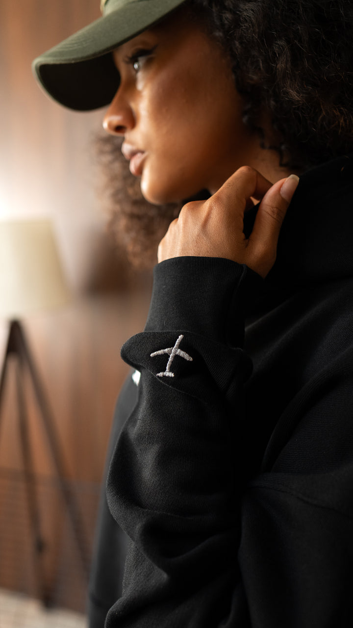 The Wanderlust Hoodie - Black