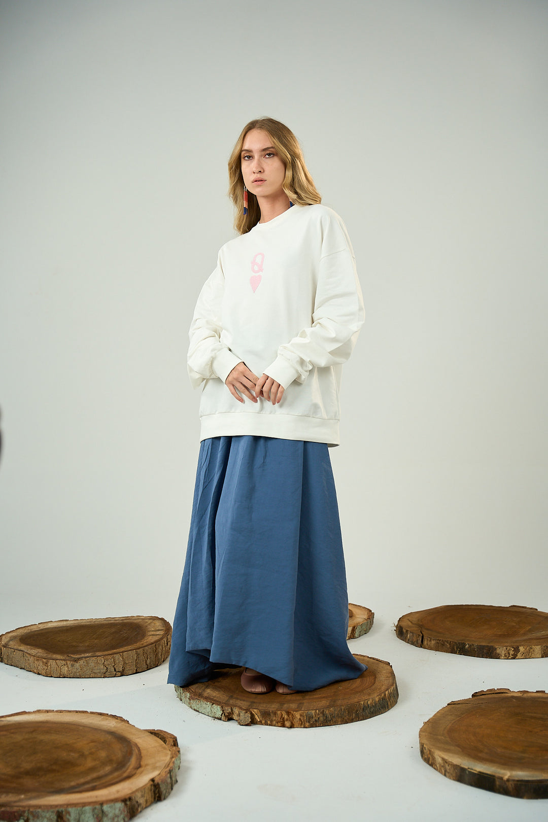 Balloon Skirt Blue