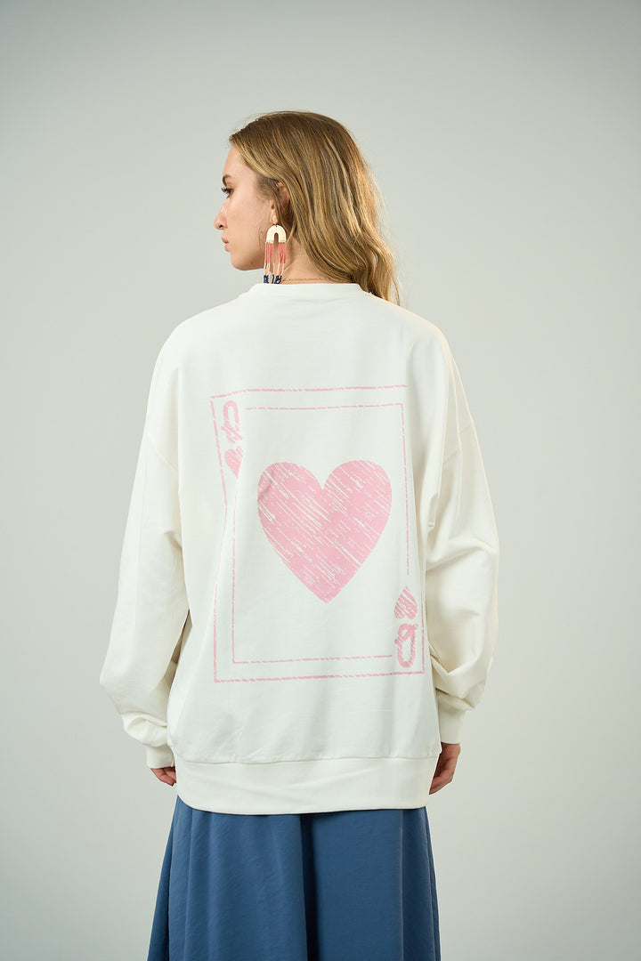 White Queen Crewneck