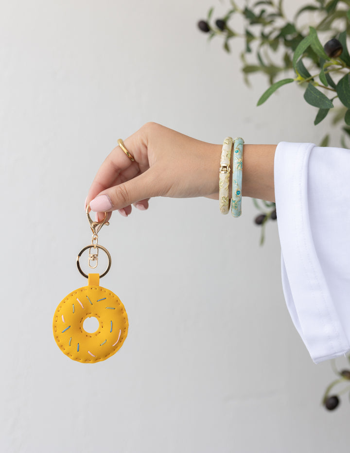 Donut Bag And Key Charm