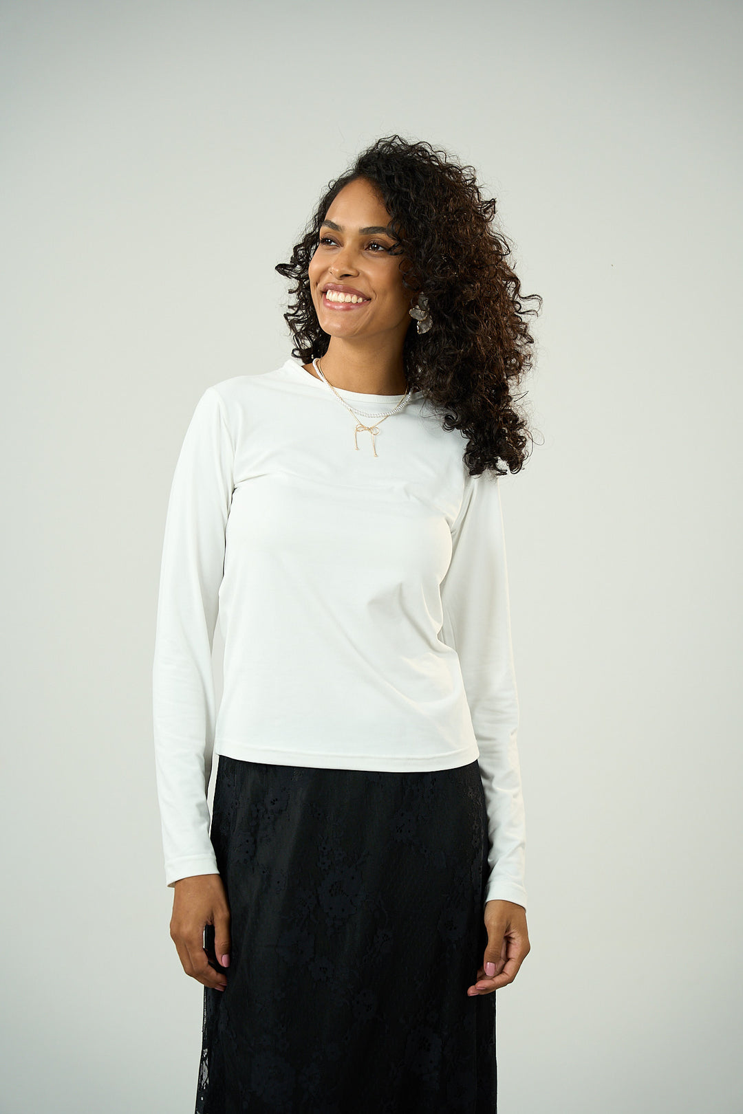 Cotton Full Sleeve Basic - White