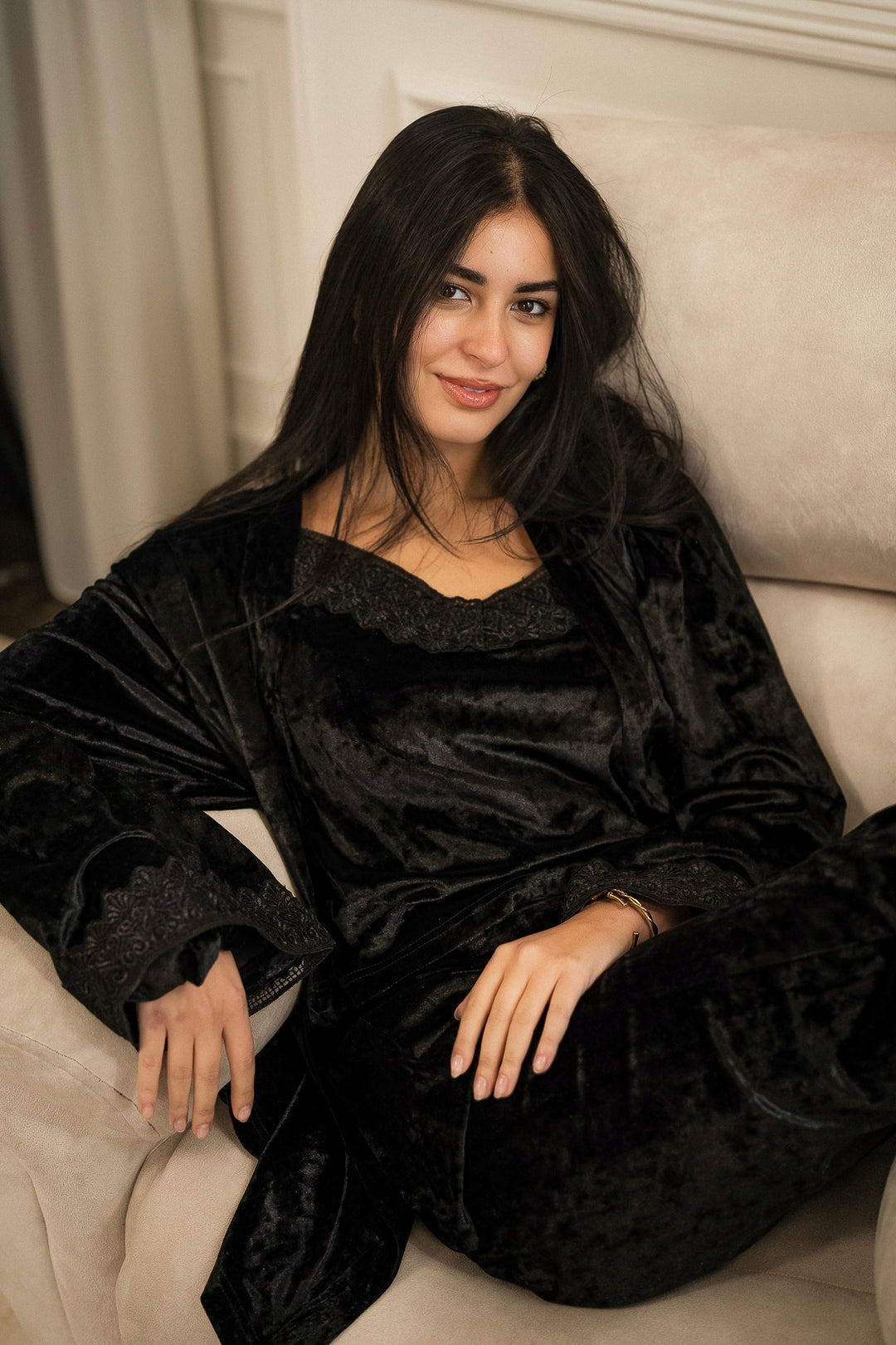 Off Duty Girl Set - Black