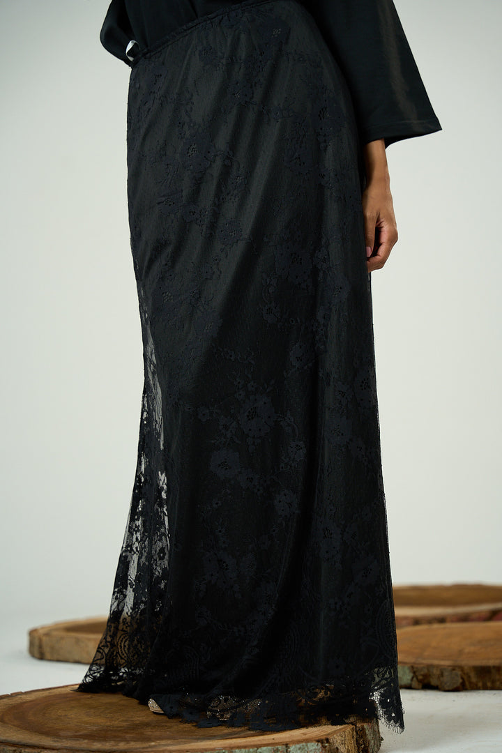 Dentelle Skirt Black