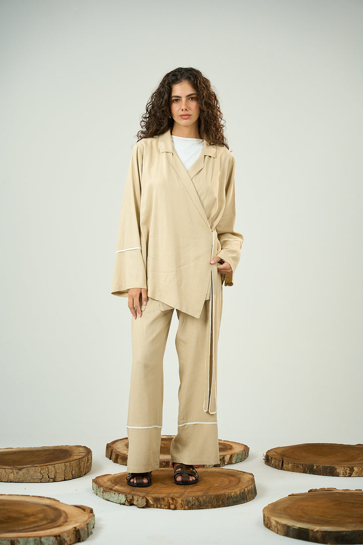 Summer Linen Beige Set