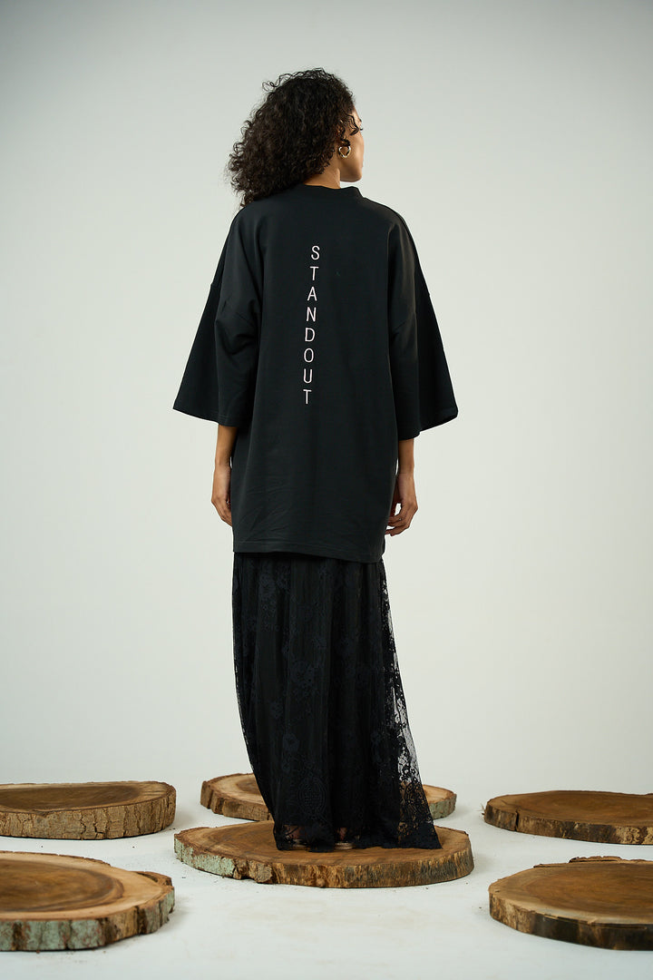 Dentelle Skirt Black