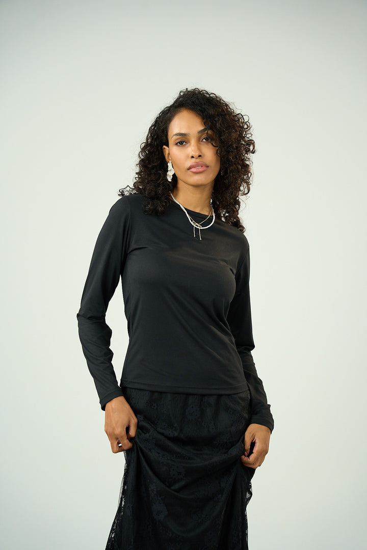 Cotton Full Sleeve Basic - Black