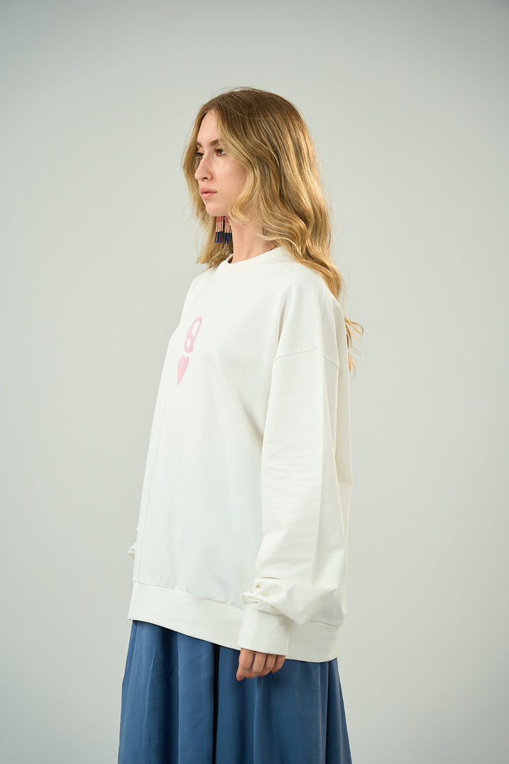 White Queen Crewneck