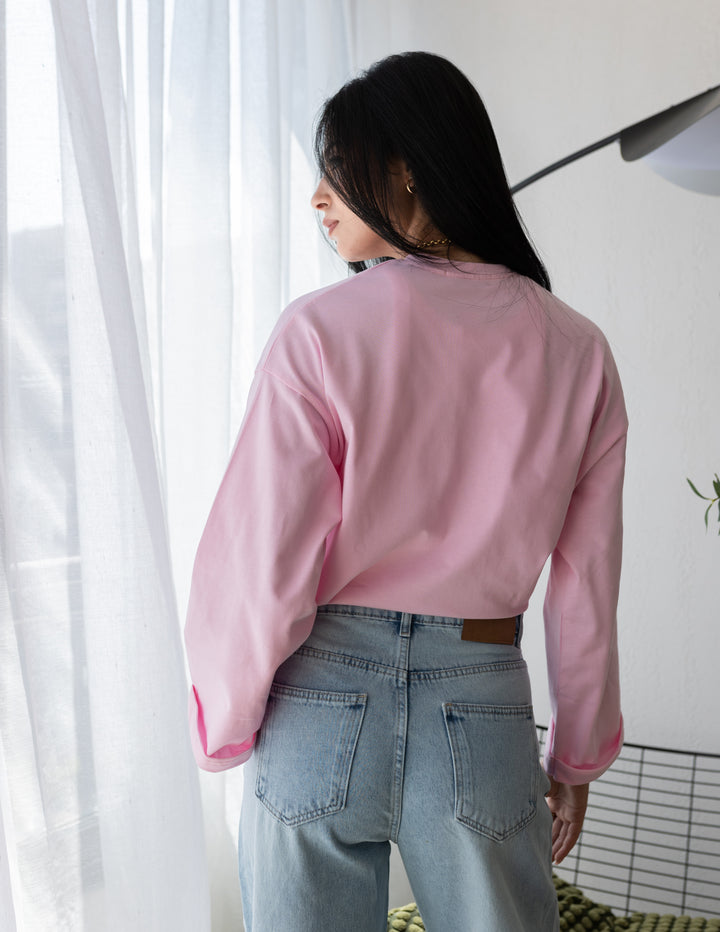 Cross Waist Light Jeans