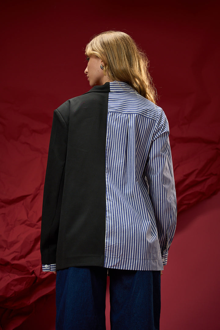 Half and Half Blazer