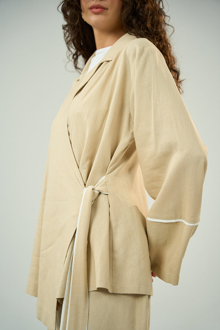 Summer Linen Beige Set