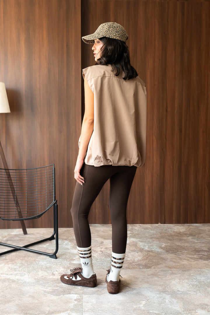 The Pocket Vest - Café