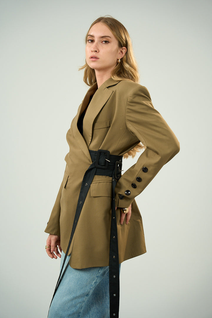Belt Blazer Khaki