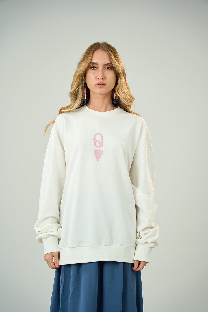 White Queen Crewneck