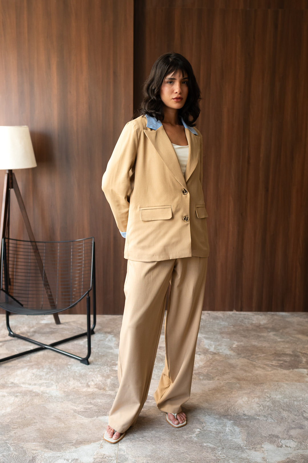 The Tailored Pants - Camel