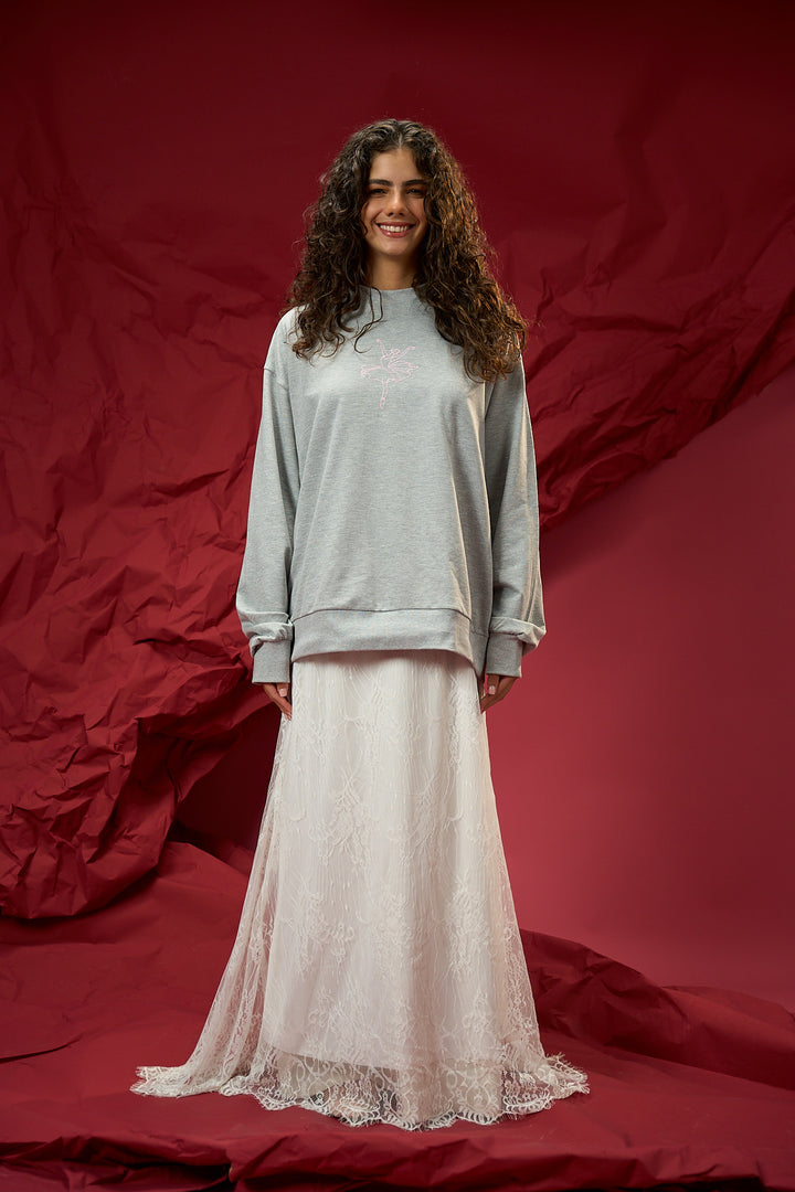 Dentelle Skirt Off-White