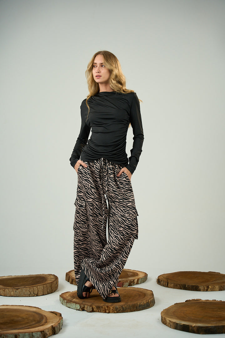 Baggy Zebra Pants