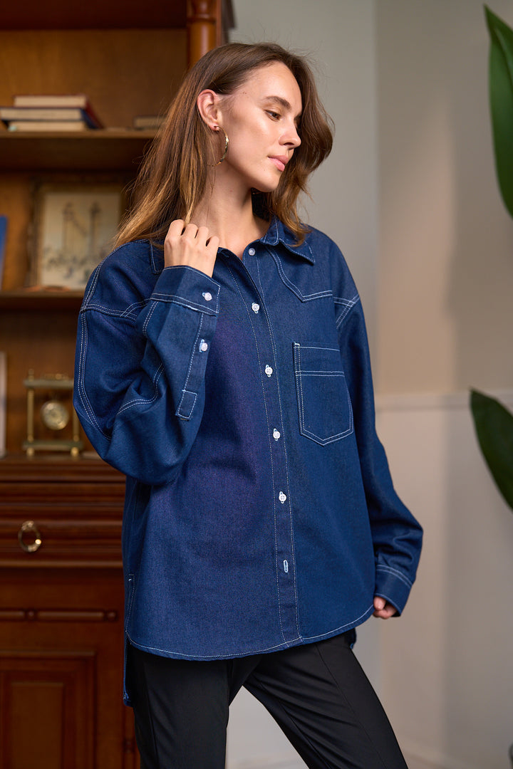 The Indigo Overshirt