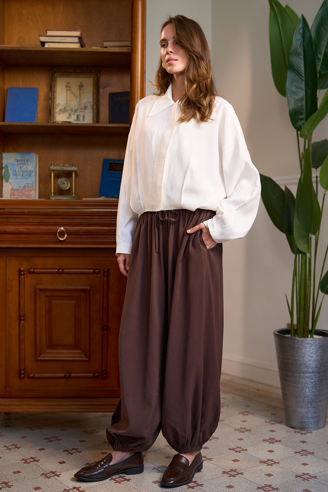 The Ease Pants - Mocha