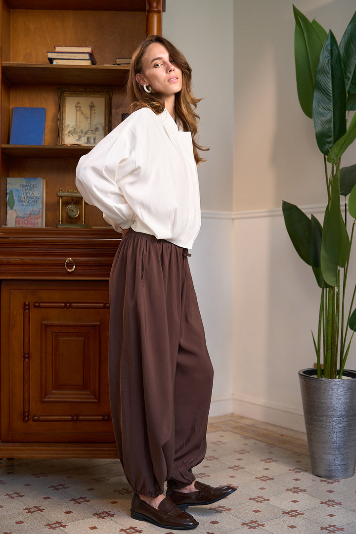 The Ease Pants - Mocha