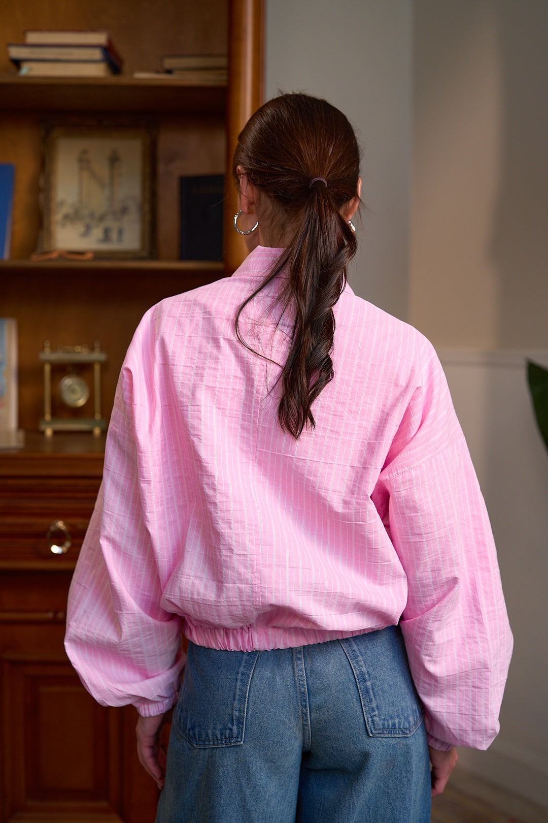 The Stripe Bomber - Cotton Candy