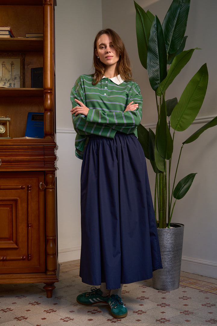 The Ease Skirt - Marine Blue