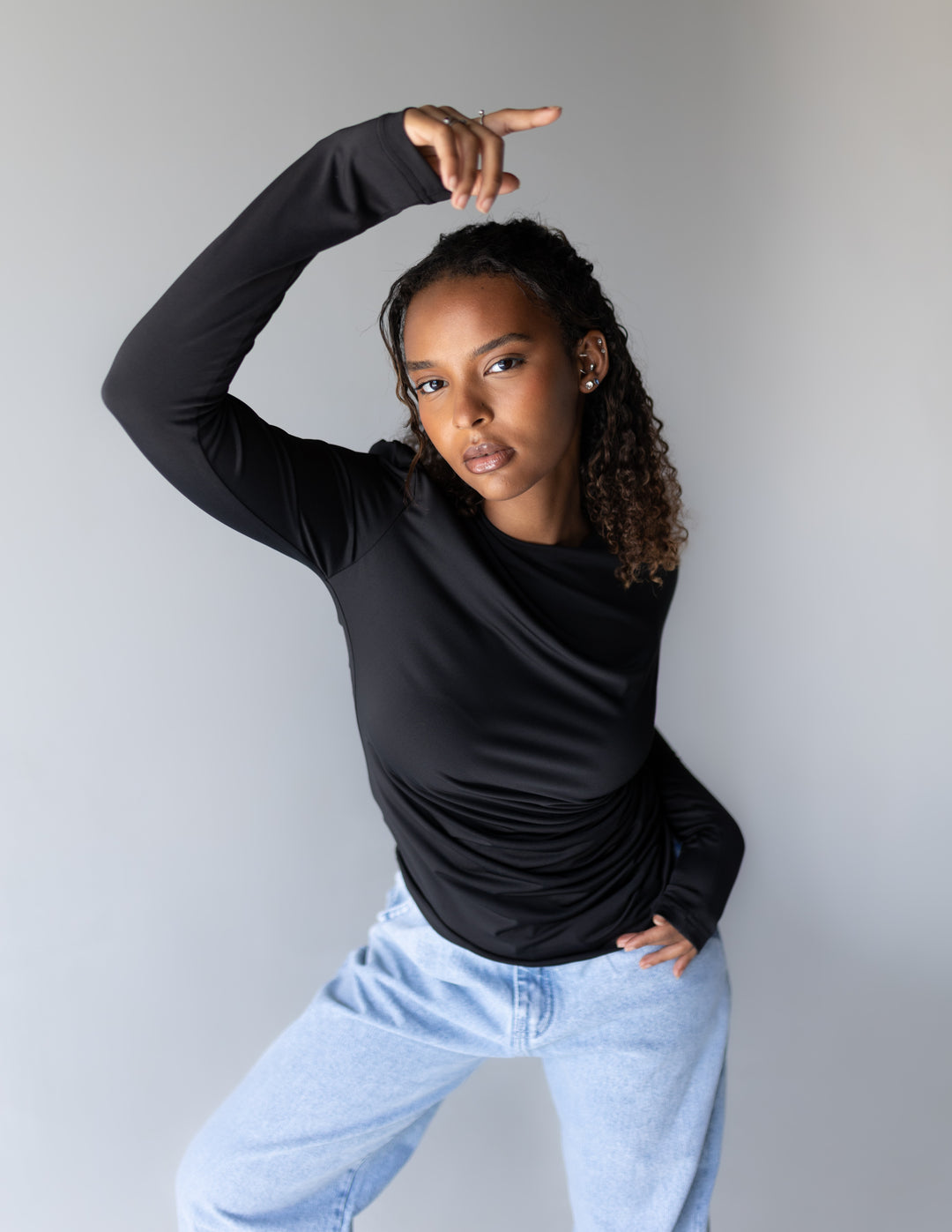 Drape Top - Black