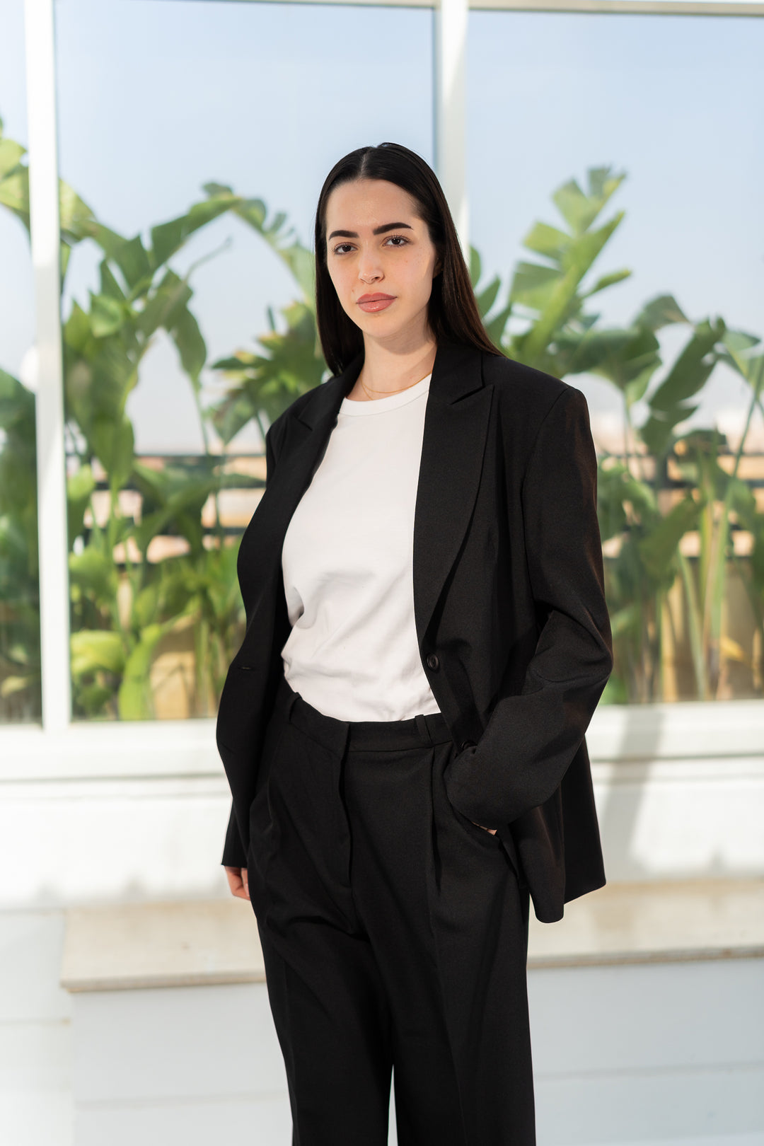 Oversized Tailored Blazer - Noir