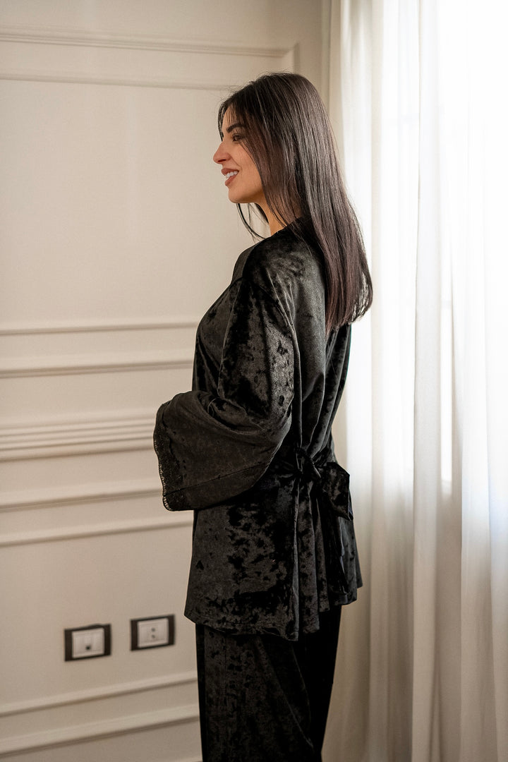 Off Duty Girl Set - Black