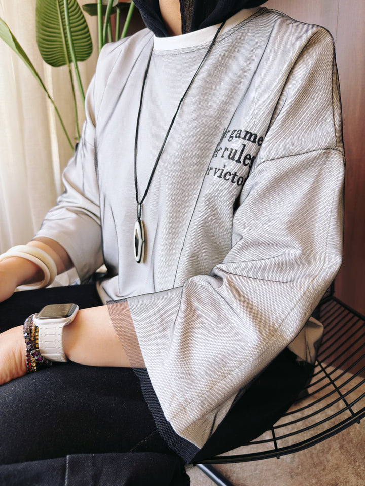 Her Victory Tee In Black