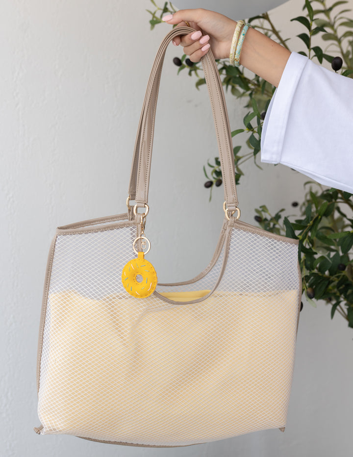 Donut Bag And Key Charm