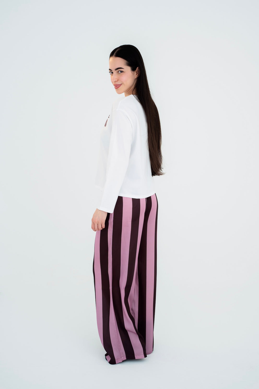 The Silk Stripe Pj’s - Rosè