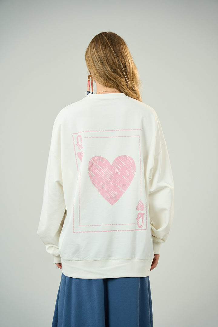 White Queen Crewneck