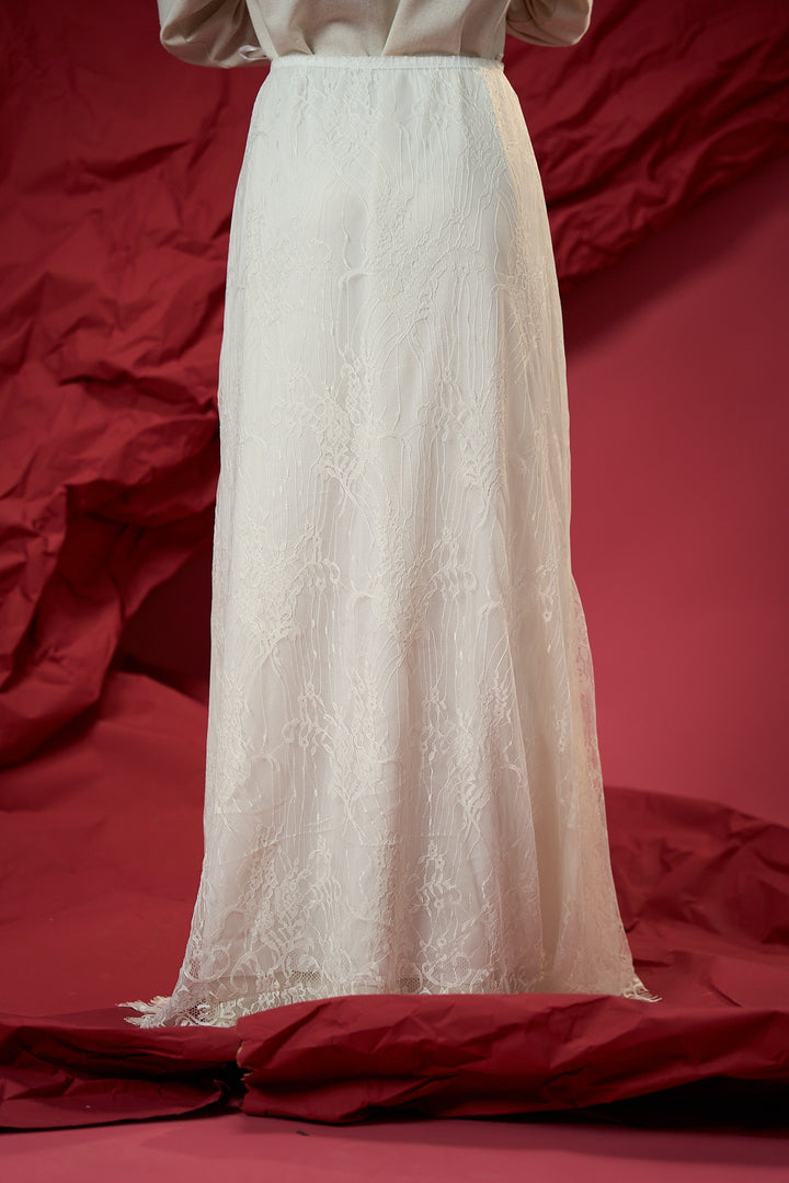 Dentelle Skirt Off-White