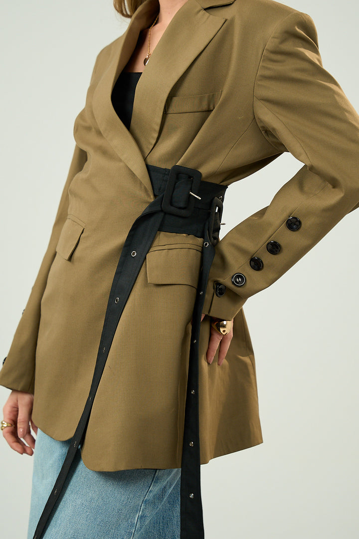 Belt Blazer Khaki