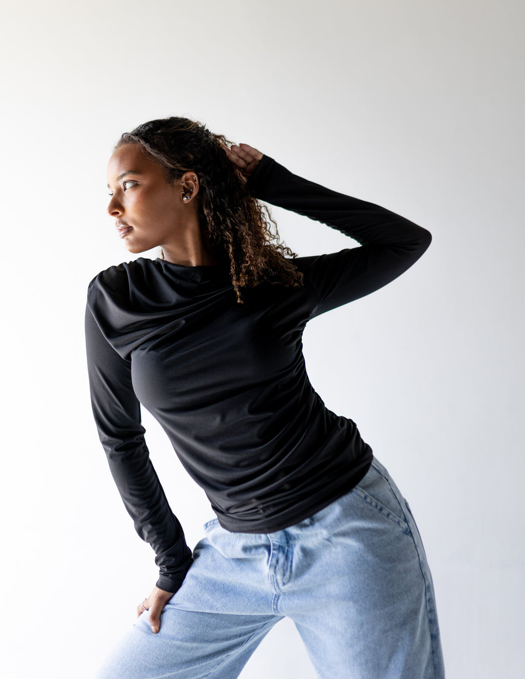 Drape Top - Black