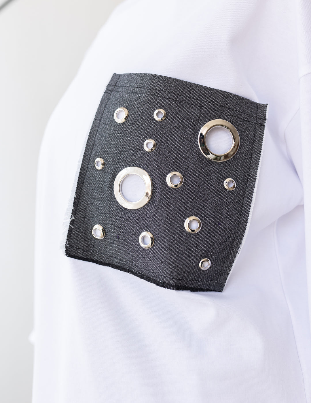 Pocket Jeans T-shirt In Black