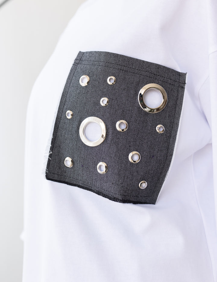 Pocket Jeans T-shirt In Black
