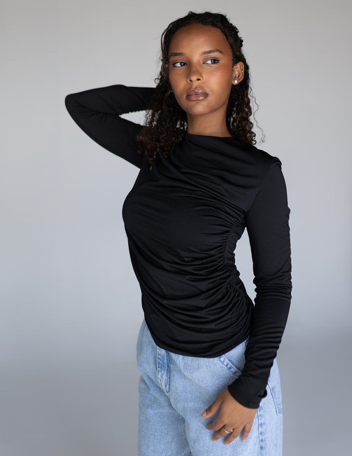 Drape Top - Black